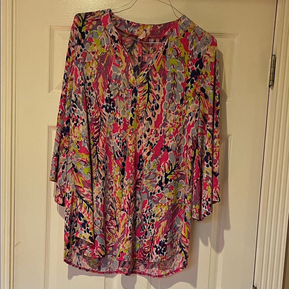 Colorful Abstract Women's Blouse